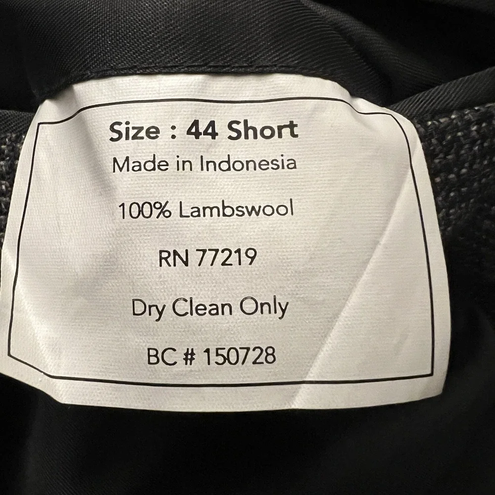 PRONTO UOMO COUTURE‎ 100% LAMBSWOOL Tweed Mens Blazer Sport Coat Jacket 44 Short